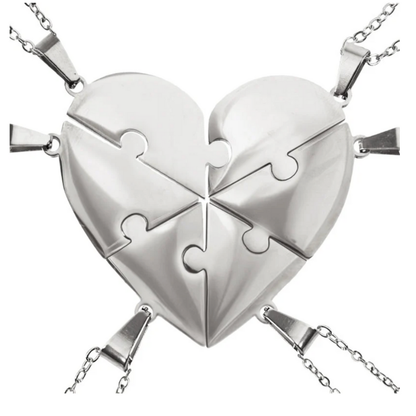 Lié à Vie - Collier puzzle famille personnalisé