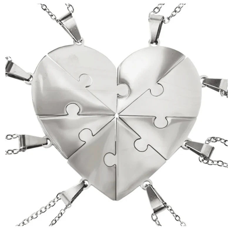 Lié à Vie - Collier puzzle famille personnalisé